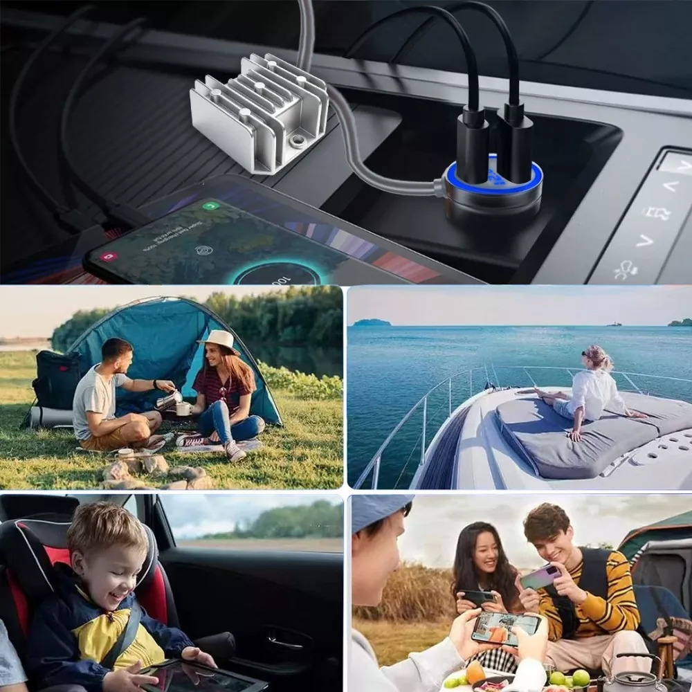 Starlink Boost Car Charger to DC Cable