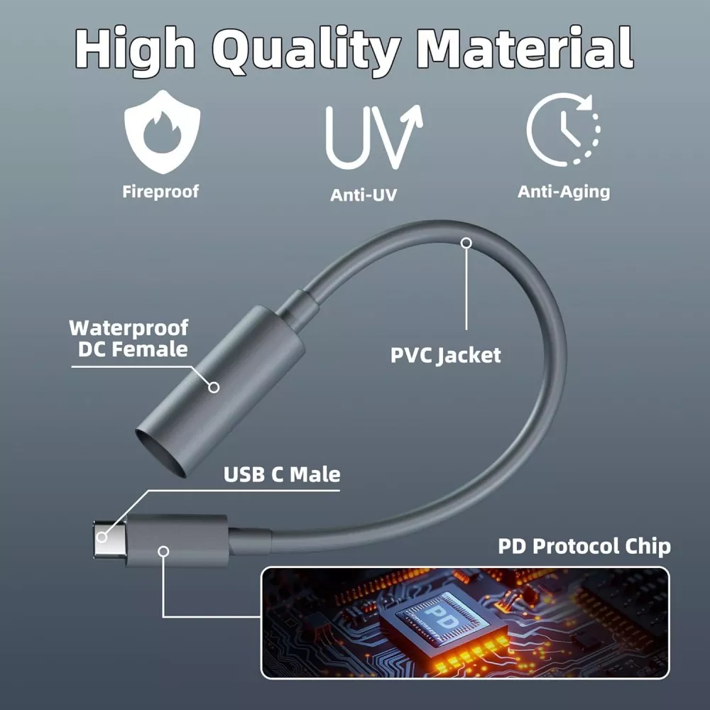 Starlink DC FM to USB-C Adapter